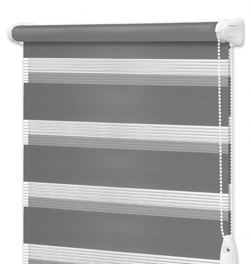 Рулонная штора День-Ночь Wenster Elegance DN 505 45х185 см открытого типа Серый (в362320219) Рулонная штора День-Ночь Wenster Elegance DN 505 45х185 см открытого типа Серый (в362320219)