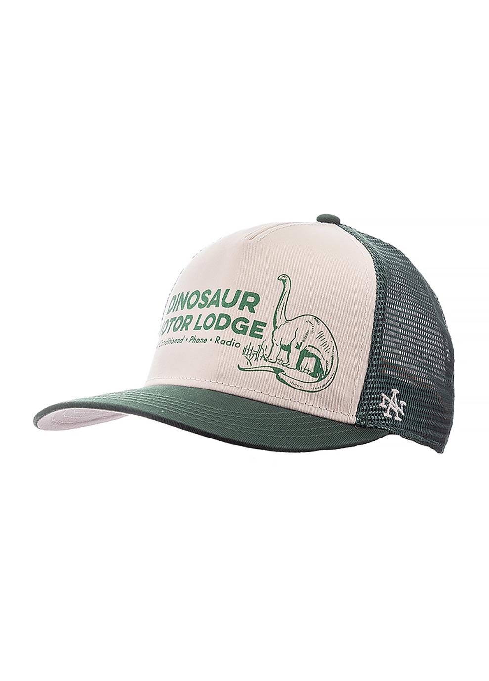 Кепка мужская AMERICAN NEEDLE Dinosaur Motor Lodge sinclair One size Зеленый (7dSMU730A-DINOM One size)