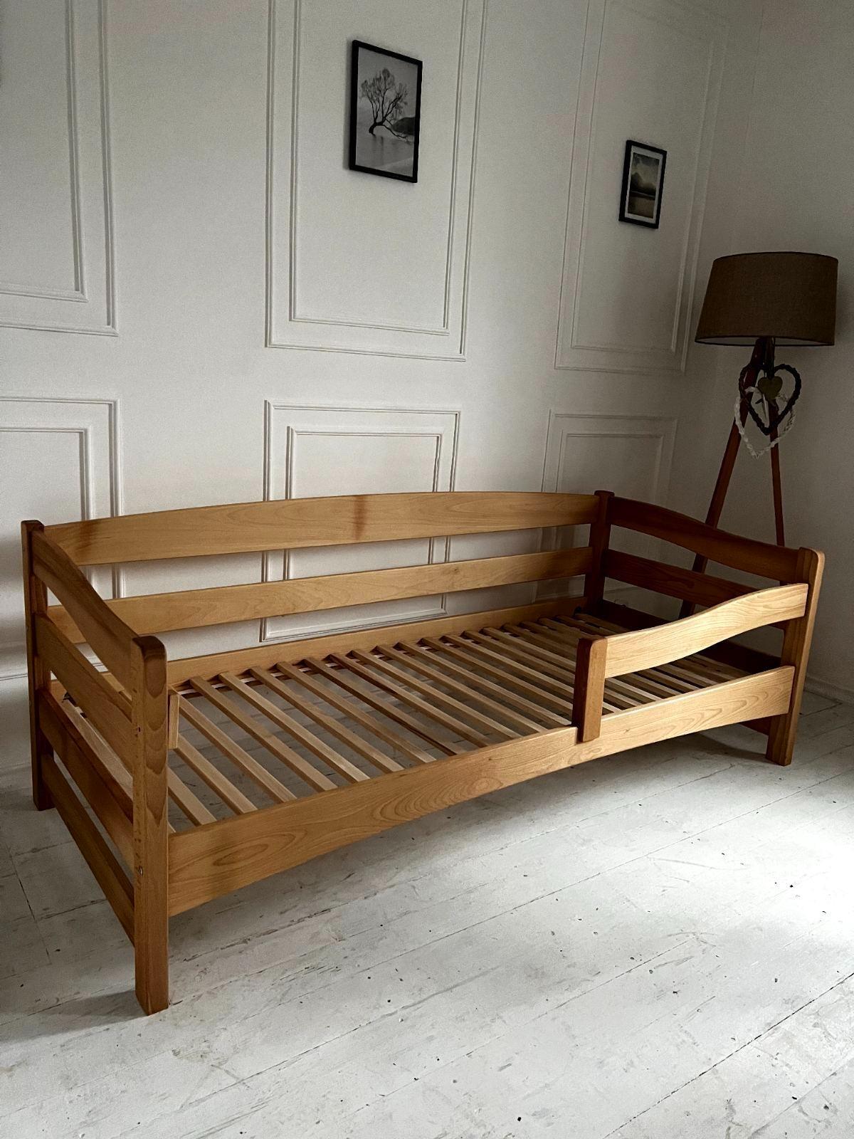 Ліжко підліткове Goydalka Afina 190x80 см Натуральний - фото 2 Ліжко підліткове Goydalka Afina 190x80 см Натуральний - фото 2