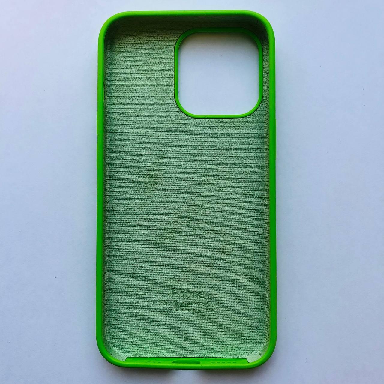 Чохол Silicone Case для Apple iPhone 13 Pro Green - фото 2