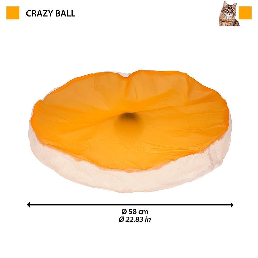 Игрушка для котов Ferplast Crazy Ball с электронным мячиком 58х58 см (85044099) - фото 2