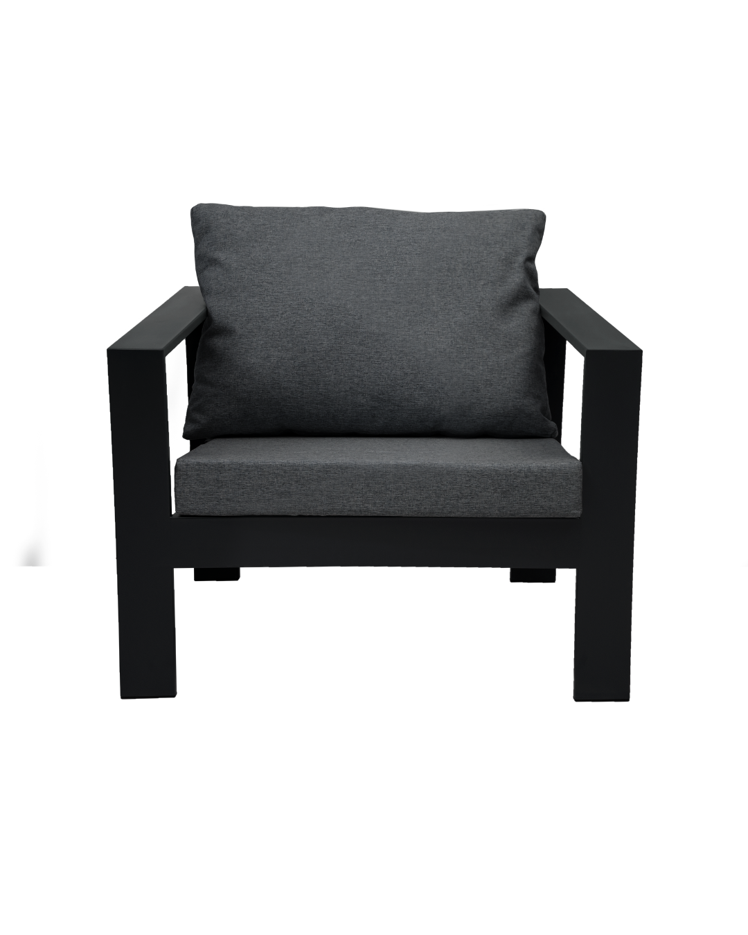 Крісло металеве Damians Nordica 82,5x90x79 см Чорний (7910021.D9005)