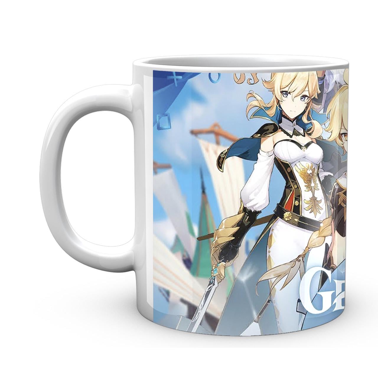 Чашка GeekLand Genshin Impact Джин Эмбер Итер Люмин 330 мл