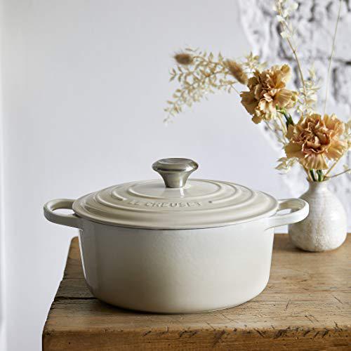 Каструля Le Creuset Signature 4,1 л овальна Бежевий (21178277164430) - фото 6