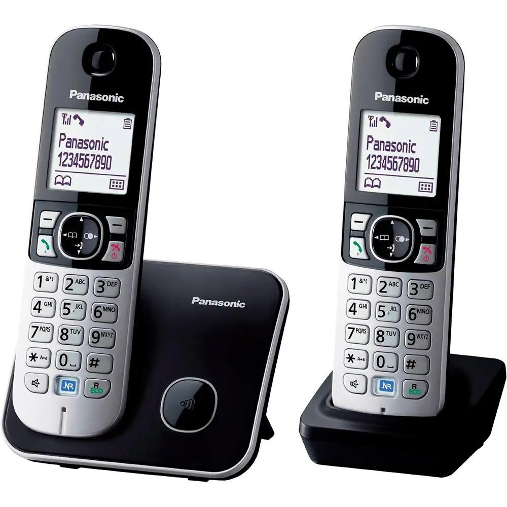 Радиотелефон Panasonic DECT KX-TG6812UAB Черный с серым (568194) - фото 2