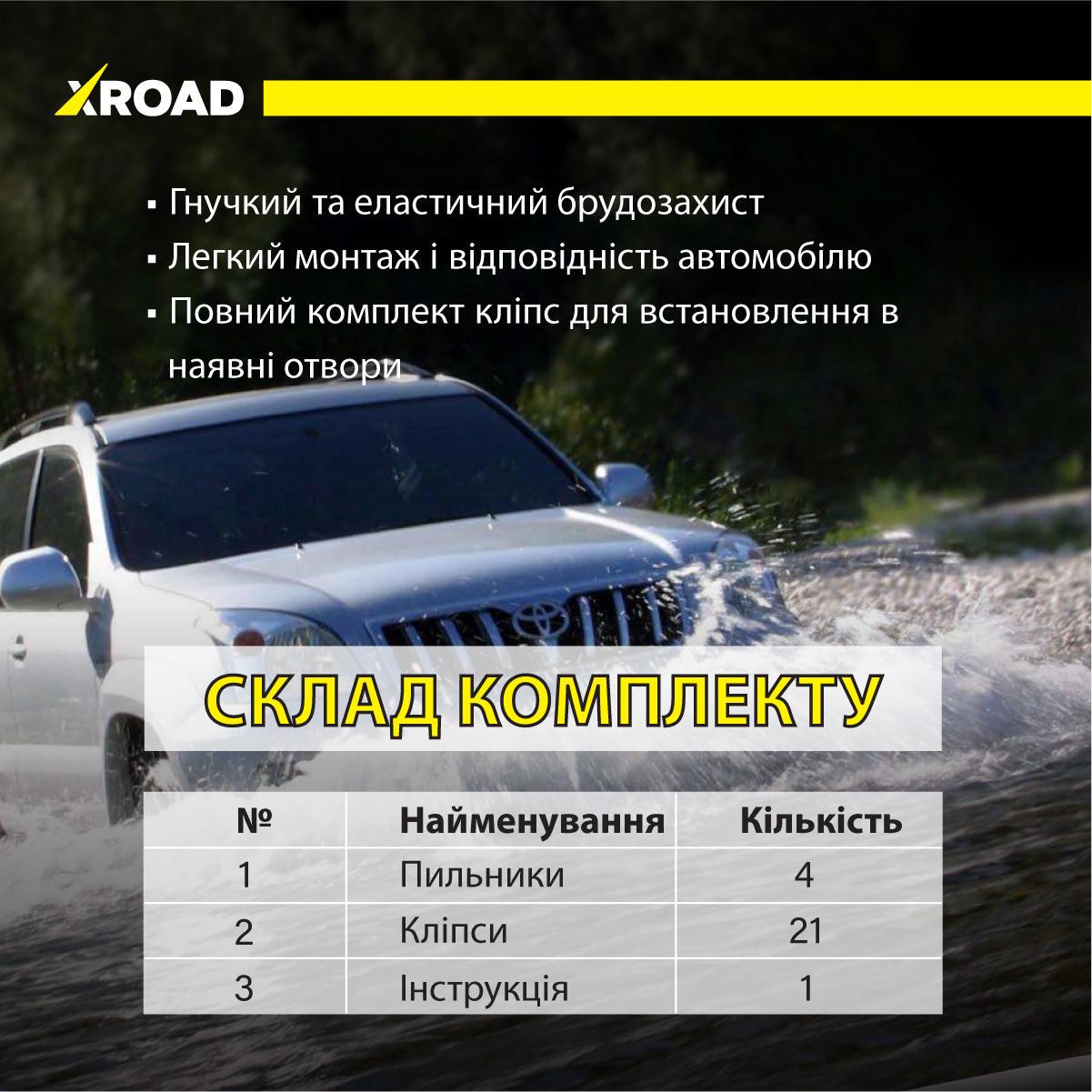 Комплект увеличенных пыльников Xroad для Toyota Land Cruiser Prado 120/4Runner/Lexus GX 470 2002-2009 /FJ Cruiser 2010- 53735-35150/53736-35150/53886-35020/53885-35020 (XRL-120) - фото 4