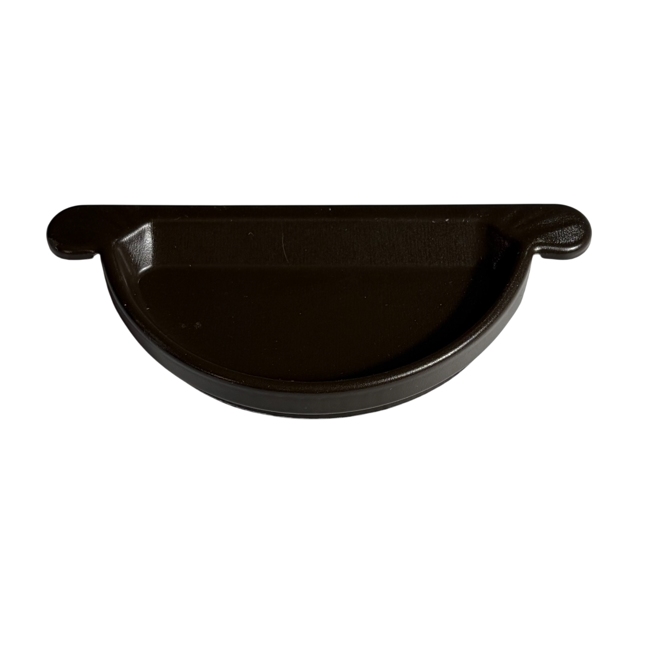 Заглушка желоба универсальная Alpine 125/90 мм Темно-коричневый (RAL 8019)