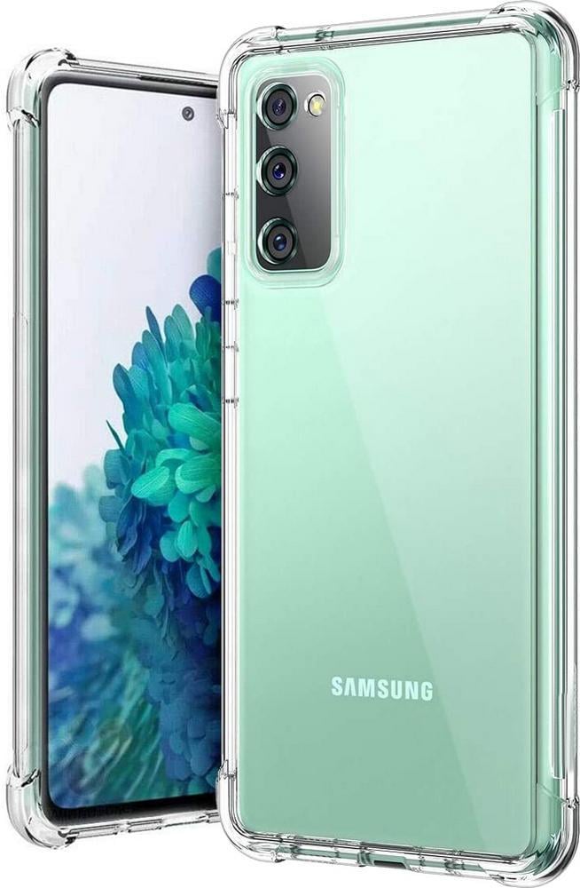 Прозрачный чехол UltraAir MultiCam Samsung Galaxy S20 FE (усиленный углами) (29465)