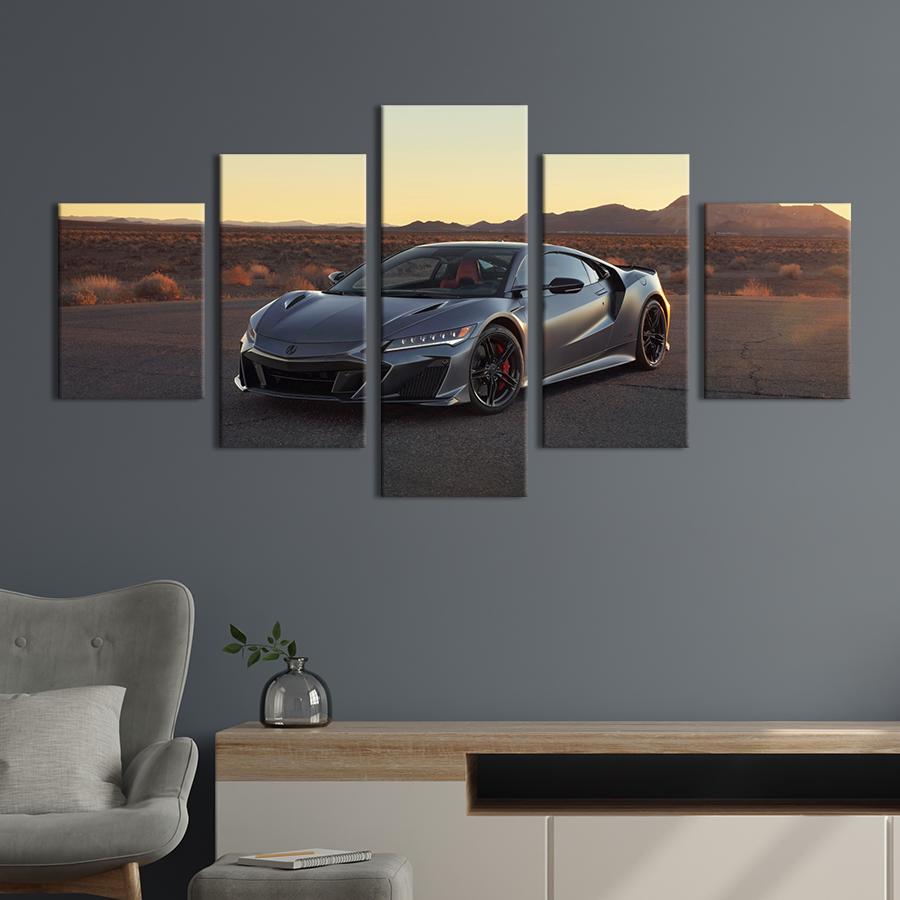 Картина на холсте Шикарное авто Acura NSX Type S 162x80 см (1278-52)
