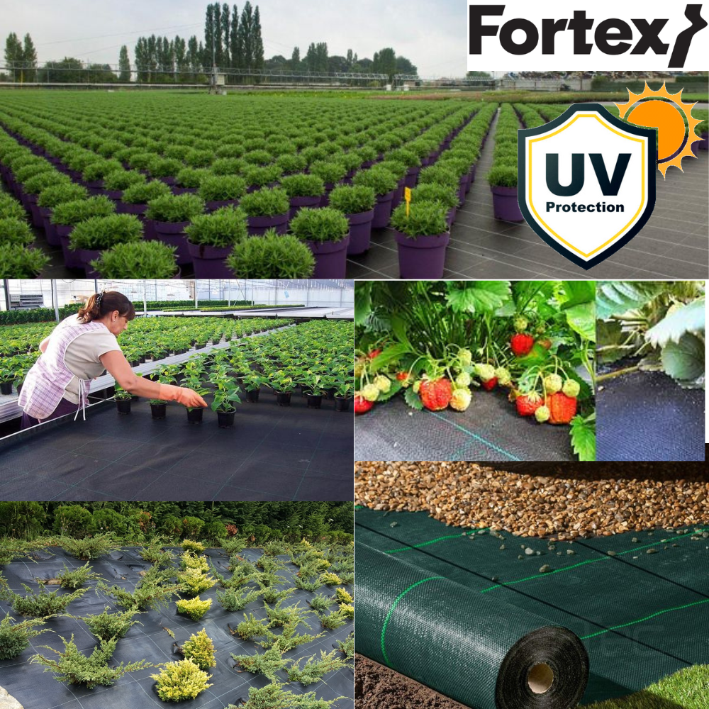 Агроткань Fortex AgroTex 1,05 х 5 м 5,25 м2 100 г/м2 Черный (3904265) - фото 7