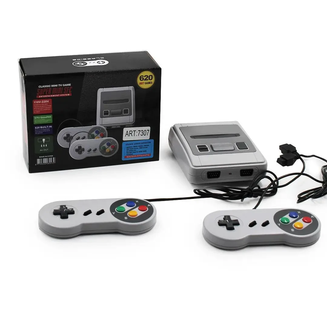 Приставка ігрова портативна Super Mini SFС 8 біт на 620 ігор (7307)