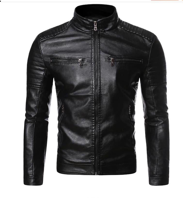 Куртка-пілот чоловіча із натуральної шкіри р. 48 (K7NV)