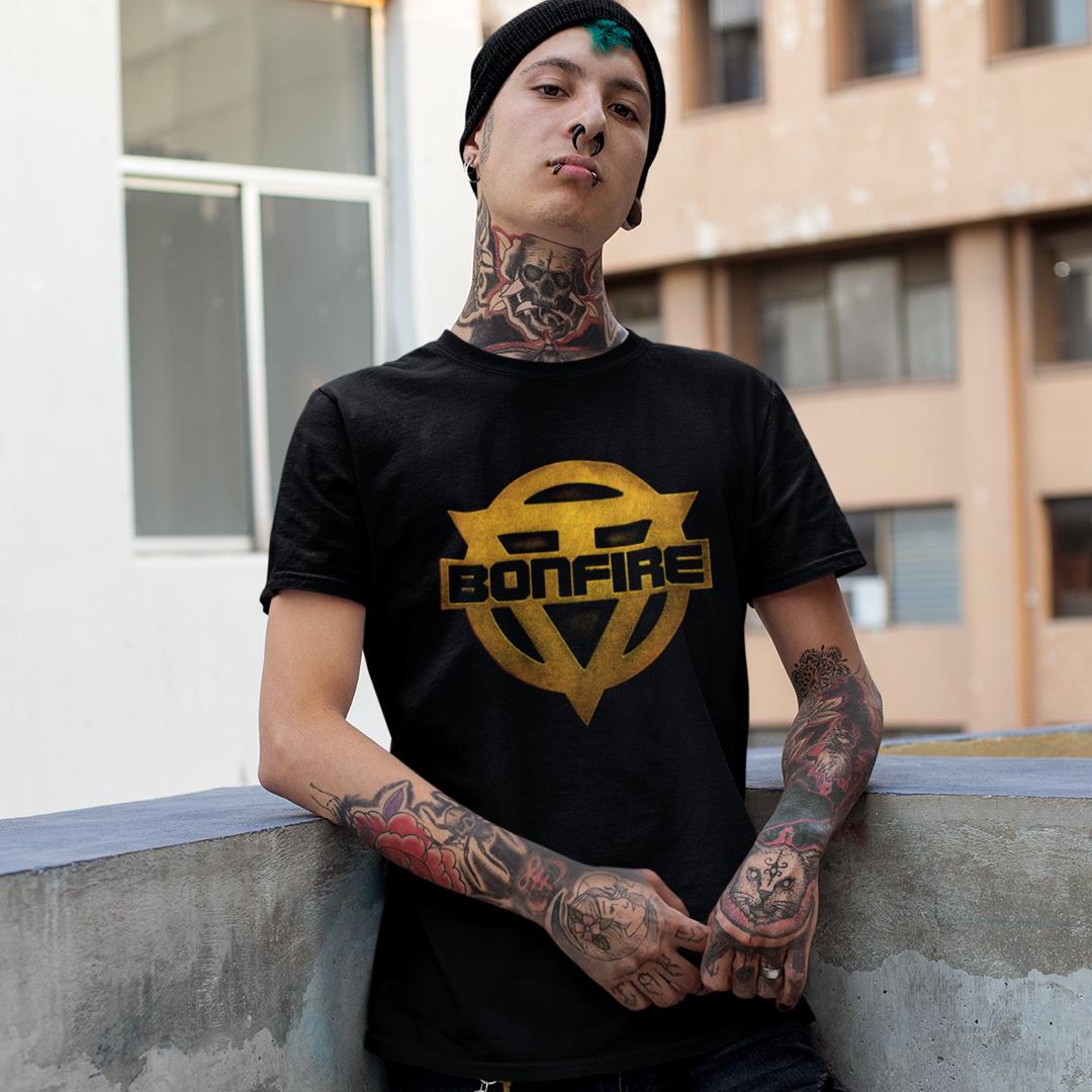 Футболка унисекс Bonfire Knock Out 4XL Черный (0000015041)
