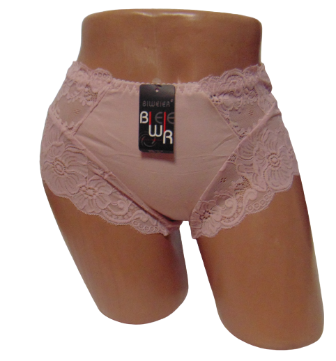 Женские трусики хлопковые Biweier 3010 с кружевом 3XL Пудровый (1868732984) Женские трусики хлопковые Biweier 3010 с кружевом 3XL Пудровый (1868732984)
