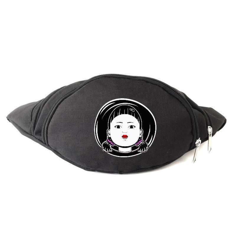 Поясна сумка-бананка Cappuchino toys Гра в Кальмара sqd 005 Чорний (1652391541)