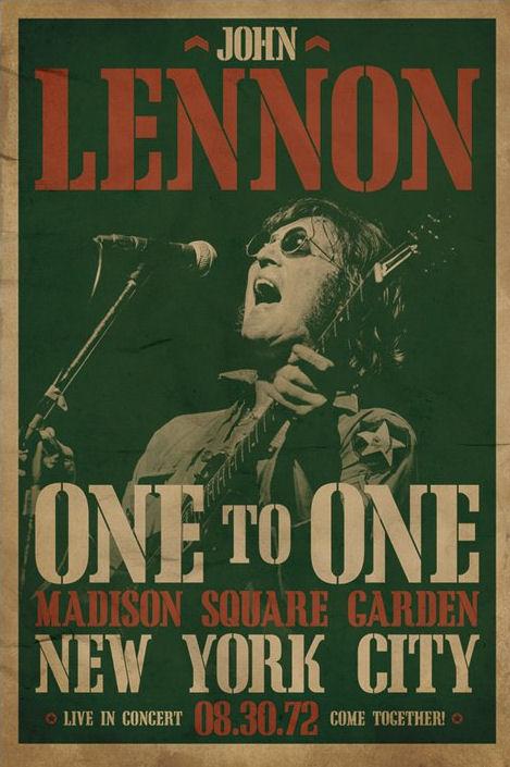 Постер плакат Джон Леннон Концерт/John Lennon Concert 61x91,5 см