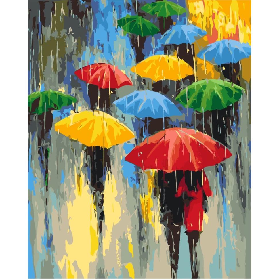 Картина за номерами Brushme Кольоровий дощ BS53048 40x50 см (RLT31460) Картина за номерами Brushme Кольоровий дощ BS53048 40x50 см (RLT31460)