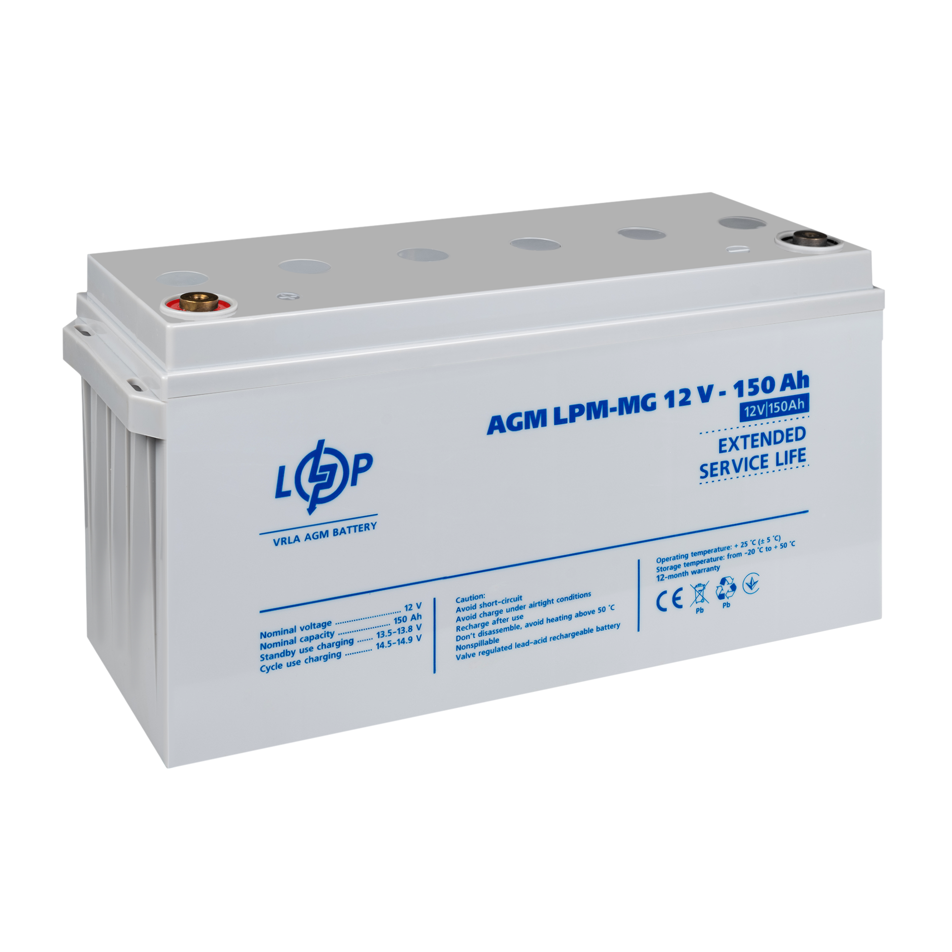 Аккумулятор мультигелевый LPM-MG 12V-150 Ah - фото 3