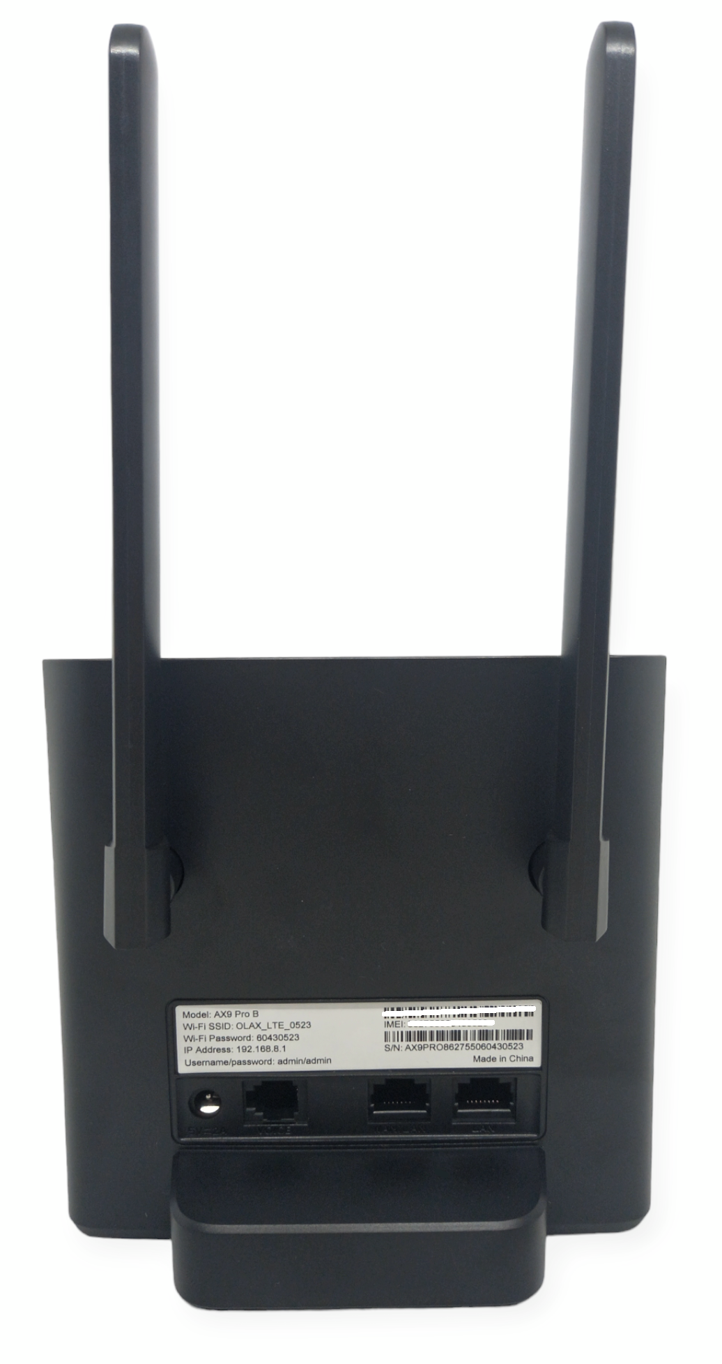 4G роутер Olax Олакс AX9 PRO B WIFI модем під сім карту 4G модемом акумулятор 4000 mAh дві антени мобільний - фото 2 4G роутер Olax Олакс AX9 PRO B WIFI модем під сім карту 4G модемом акумулятор 4000 mAh дві антени мобільний - фото 2