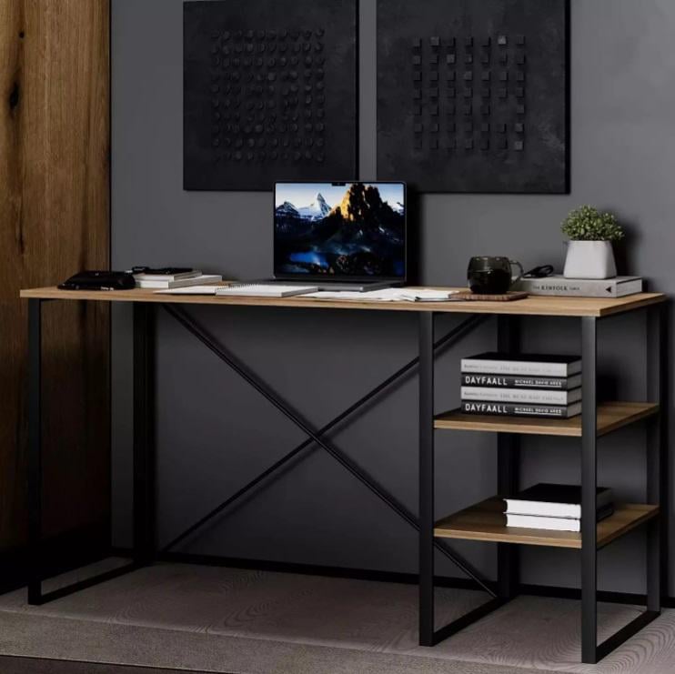 Стол письменный в стиле лофт ART IN HEAD Ascet Дуб Эвок (28789759) - фото 2 Стол письменный в стиле лофт ART IN HEAD Ascet Дуб Эвок (28789759) - фото 2