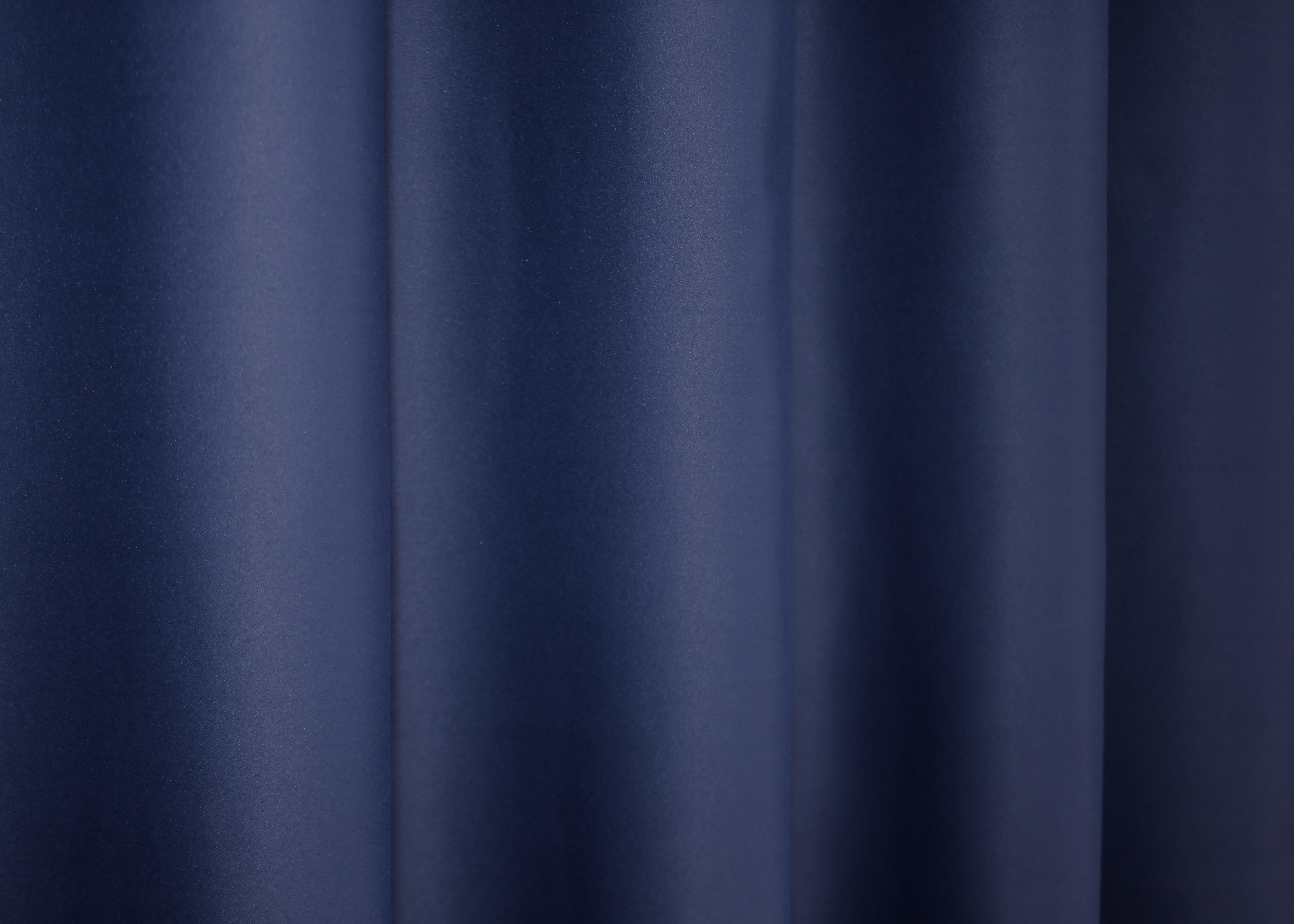 Комплект штор на люверсах VR-Textil Fusion Dimout №831ш 150х250 см 2 шт. Синий (37-0130) - фото 9 Комплект штор на люверсах VR-Textil Fusion Dimout №831ш 150х250 см 2 шт. Синий (37-0130) - фото 9