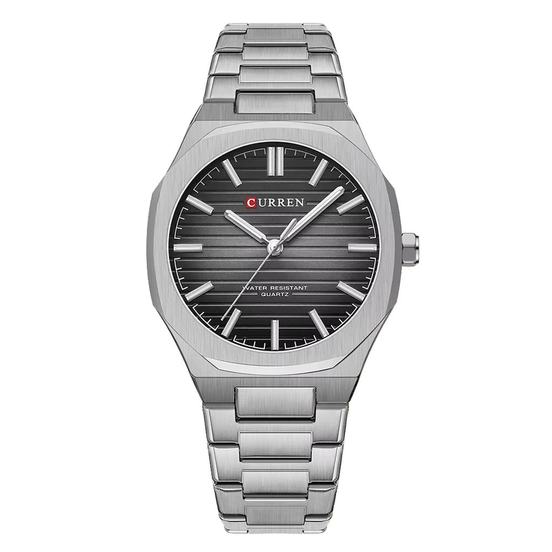 Наручний годинник Curren Сurren 8456 Silver Black (57206)