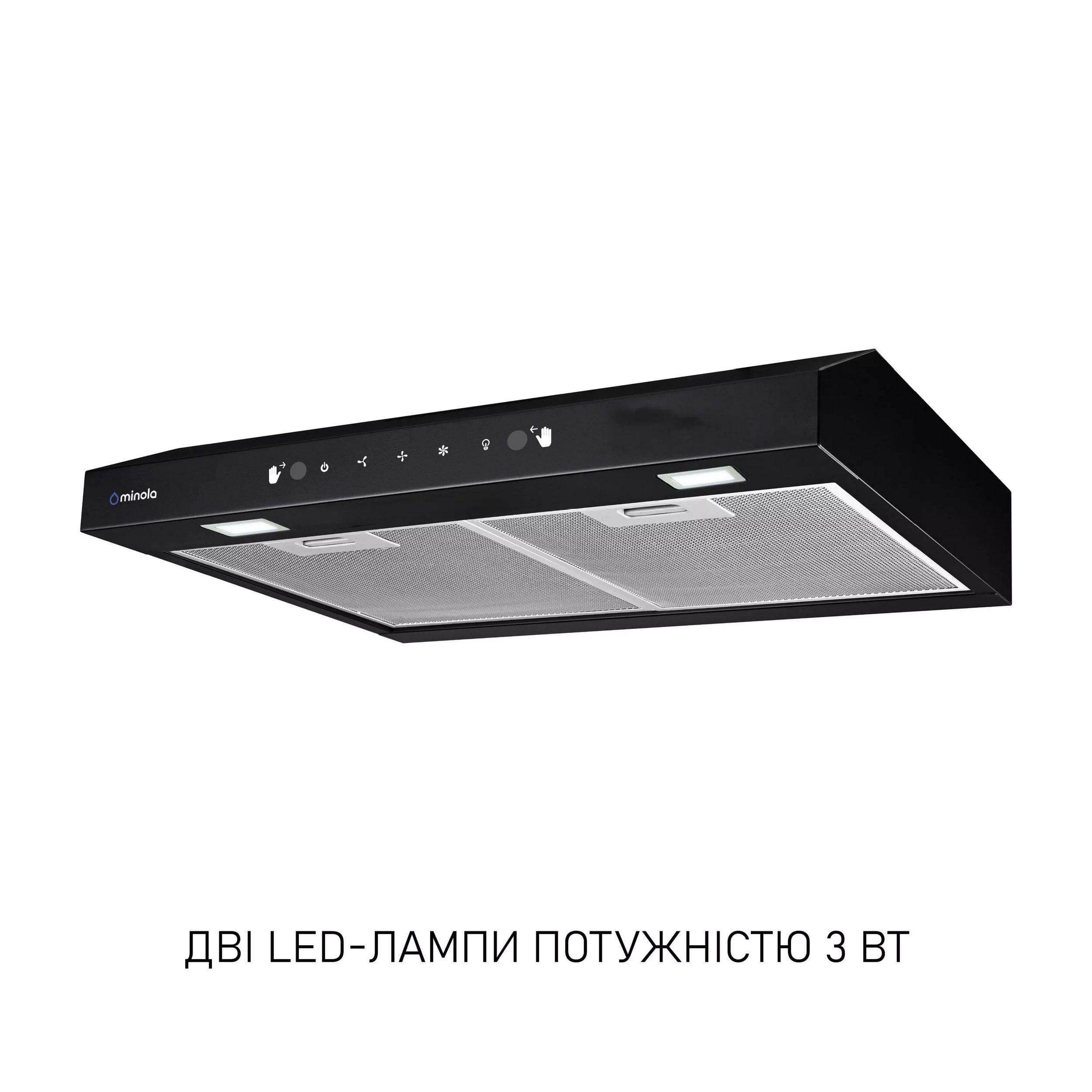 Вытяжка плоская Minola HPLS 512 BL - фото 5