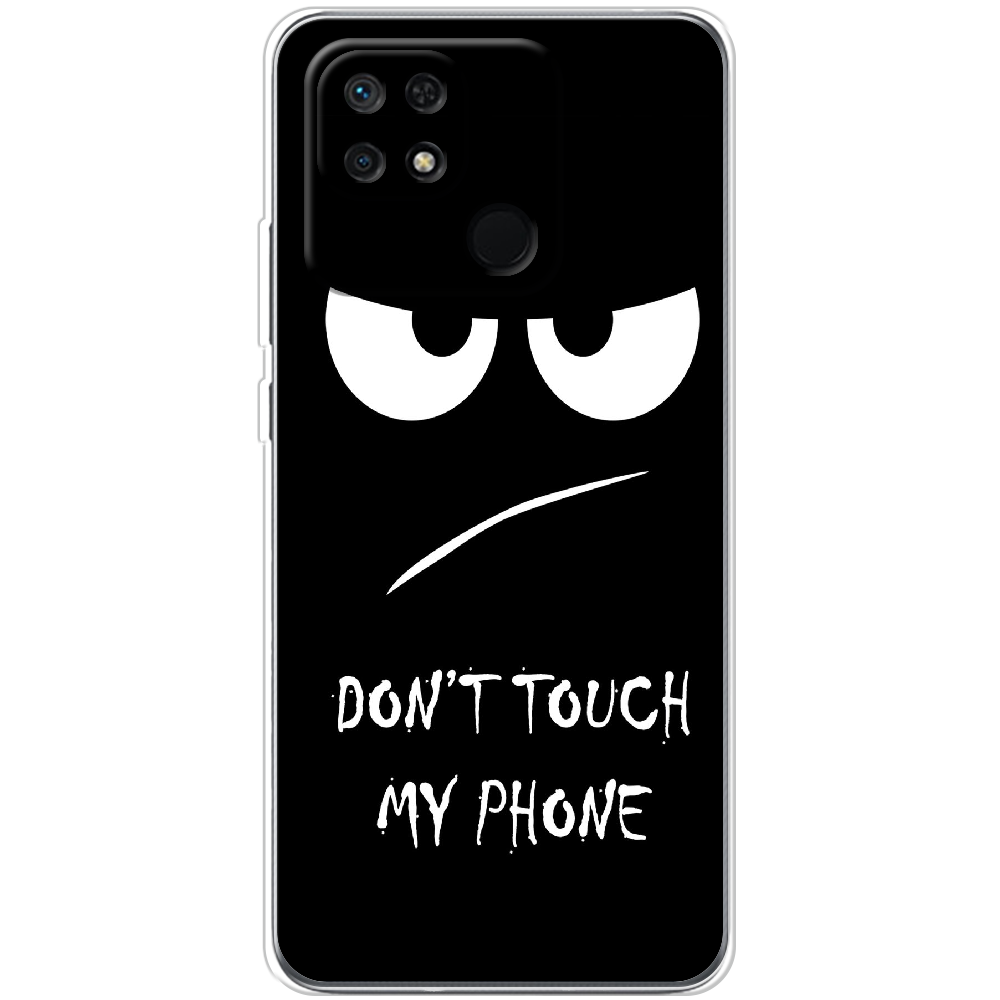 Чехол BoxFace Xiaomi Redmi 10C Don't Touch my Phone Прозрачный силикон (44304-up535-44304)