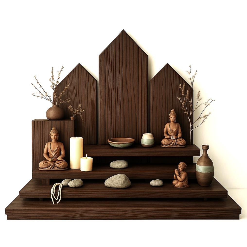Алтарь для медитации из дерева Миарса Робуста (ЛАТ-007936)