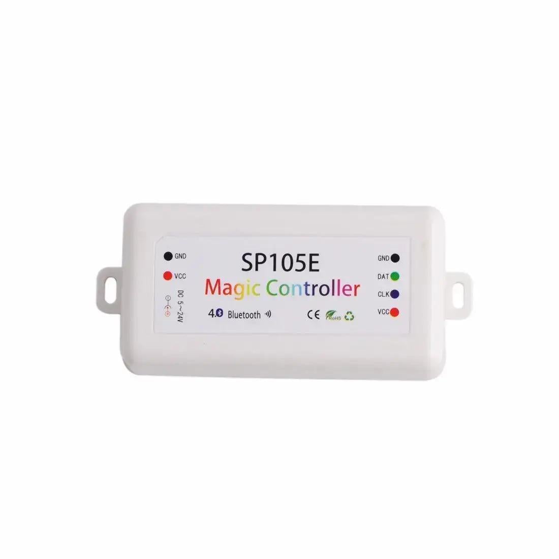 Контроллер RGB SP105E Magic Controller Bluetooth для адресных светодиодных лент Контроллер RGB SP105E Magic Controller Bluetooth для адресных светодиодных лент