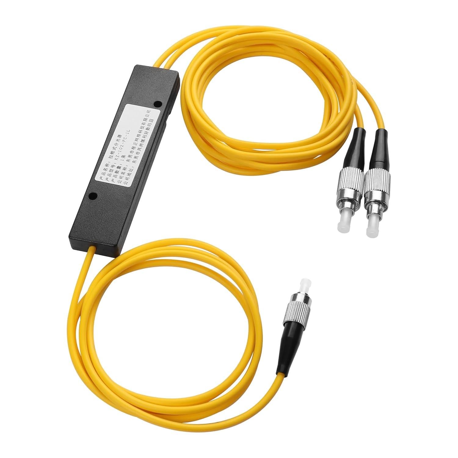 Сплиттер оптический 1x2 FC UPC cone splitter одномодовый низкий урон для FTTH/сетей PON (00-00027512)