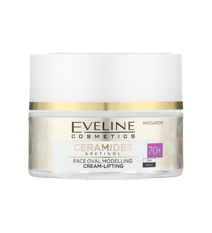 Крем лифтинг для лица EVELINE CERAMIDES & RETINOL 70+ для моделирования овала лица 50 мл (9999) Крем лифтинг для лица EVELINE CERAMIDES & RETINOL 70+ для моделирования овала лица 50 мл (9999)