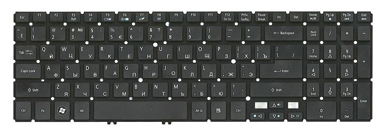 Клавиатура для ноутбука Acer Aspire Timeline M5-581T матовая (60.RYKN5.010)