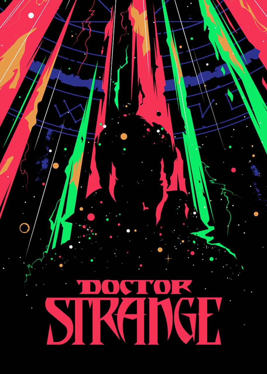 Картина постер Gee! Doctor Strange Доктор Стрендж минимализм 40х60 см DS.09.060