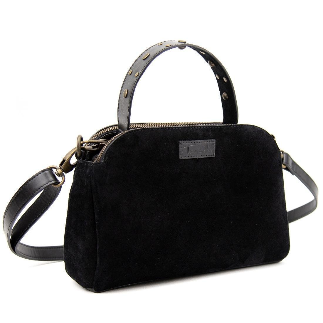 Женская сумка сумка на три отдела Tavinchi CH-0125A-Y Черный (2656558769)