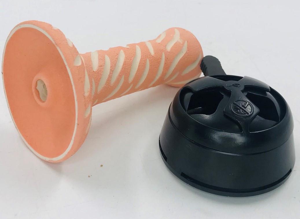 Чаша для кальяна 2x2hookah MonoPink + калауд Черный (482001934)