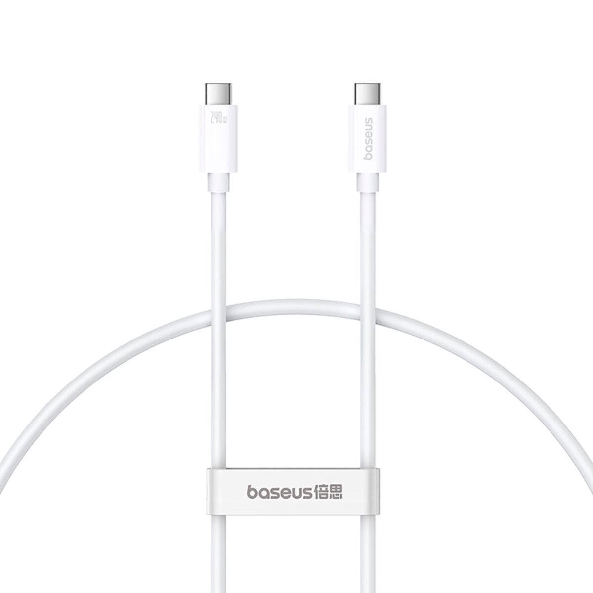 Кабель BASEUS Superior 2 USB4 Full-Function Fast Charging Cable Type-C to Type-C 240W 1,8 м White (P10365200211-05)