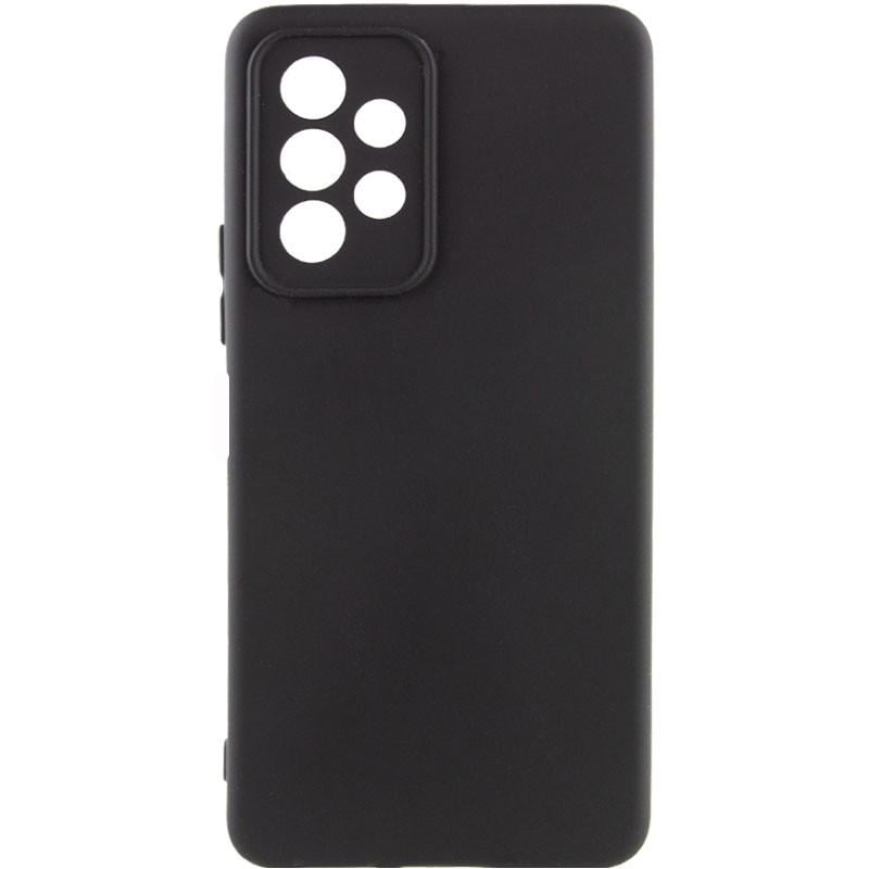 Протиударний чохол TPU GETMAN Liquid Silk Full Camera для Samsung Galaxy A33 5G Чорний/Black