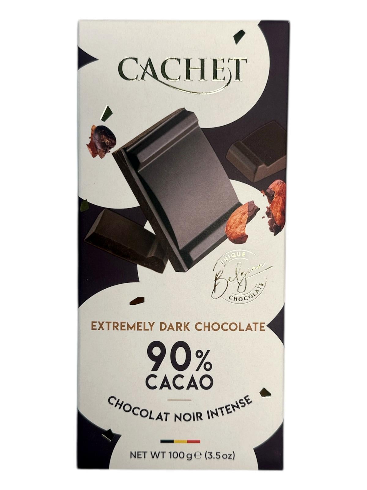 Шоколад Черный CACHET EXTRA 90% какао 100 г (61049)