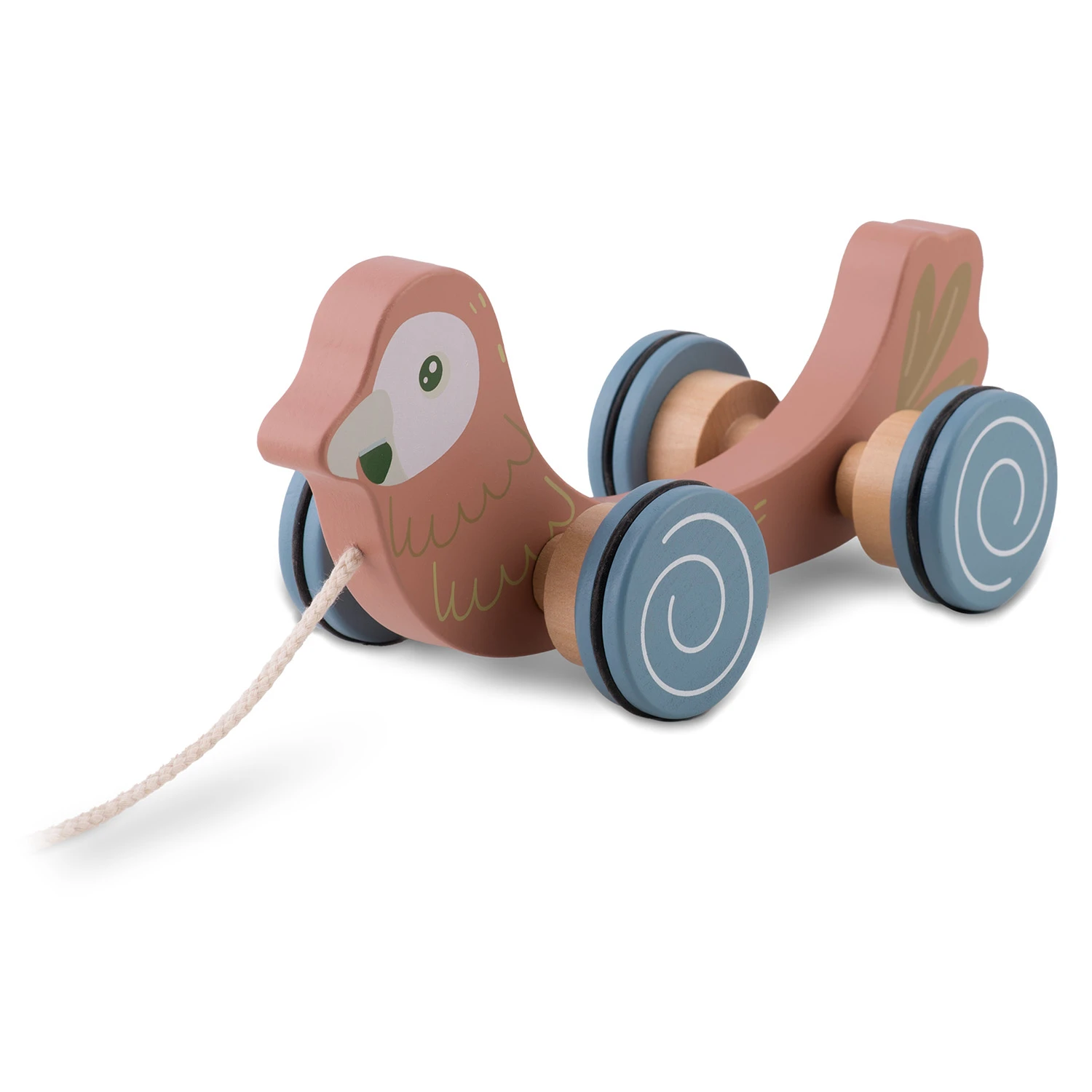 Іграшка-Папуга дерев'яна Nukido NK-854 Тягачка-Сортер (785400) - фото 3 Іграшка-Папуга дерев'яна Nukido NK-854 Тягачка-Сортер (785400) - фото 3