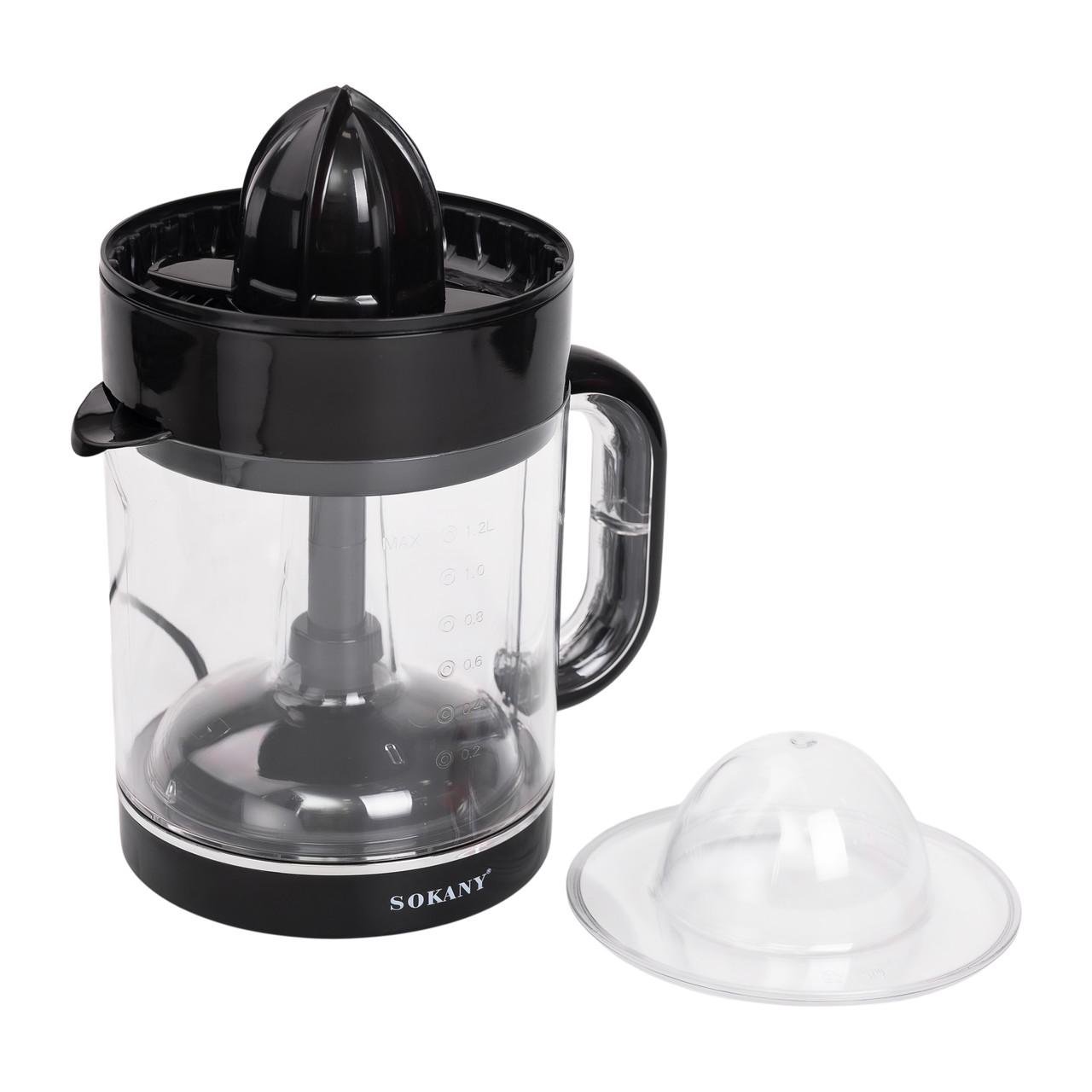 Соковыжималка для цитрусовых Sokany электрическая 30 Вт 1,2 л (5866)