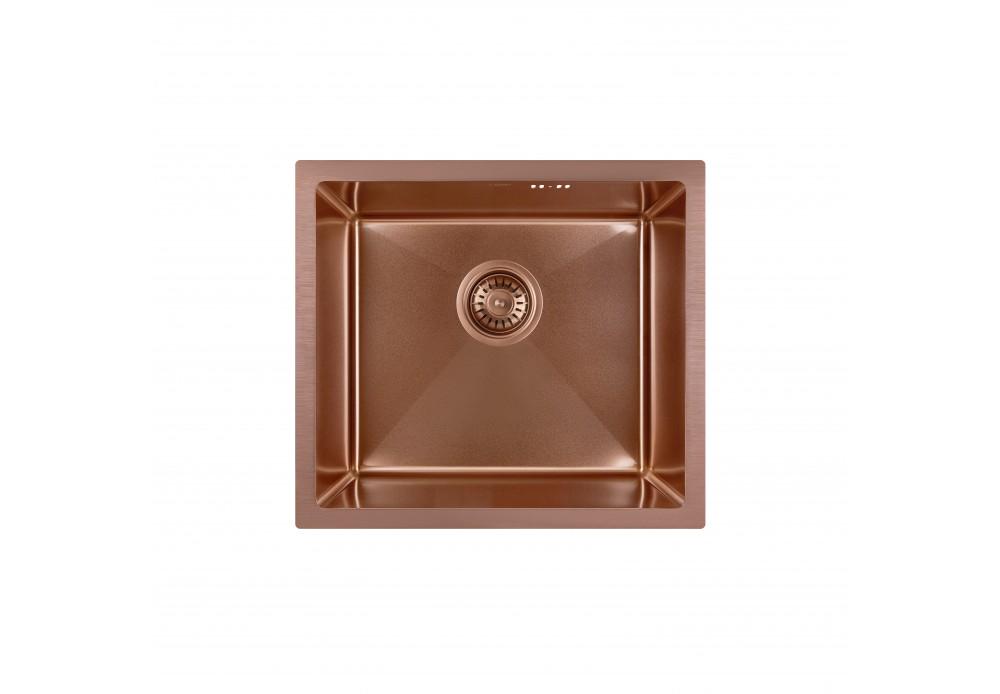 Кухонная мойка Q-tap D4843BR 2,7/1 мм Bronze (QTD4843BRPVD10)