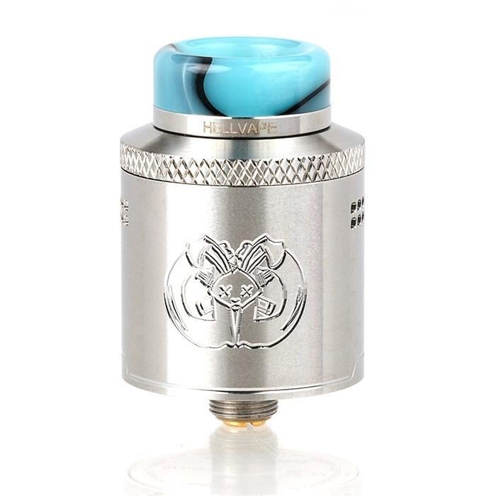 Дрипка-бак для электронного кальяна Hellvape Drop Dead RDA 24 мм Silver