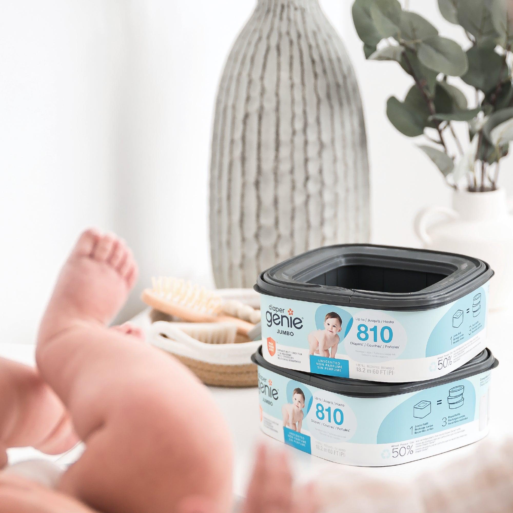 Сменная кассета Diaper Genie Jumbo Square 6 шт. (DGS-XL_6) - фото 5 Сменная кассета Diaper Genie Jumbo Square 6 шт. (DGS-XL_6) - фото 5