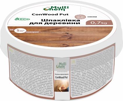 Шпатлевка антисептическая для древесины ConWood Put 500 мл Белый (025002)