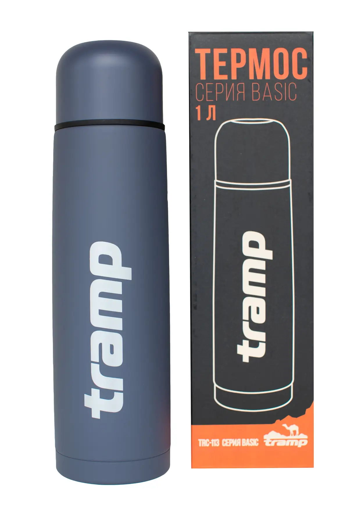 Термос Tramp Basic 1 л Серый (UTRC-113-grey) - фото 1 Термос Tramp Basic 1 л Серый (UTRC-113-grey) - фото 1