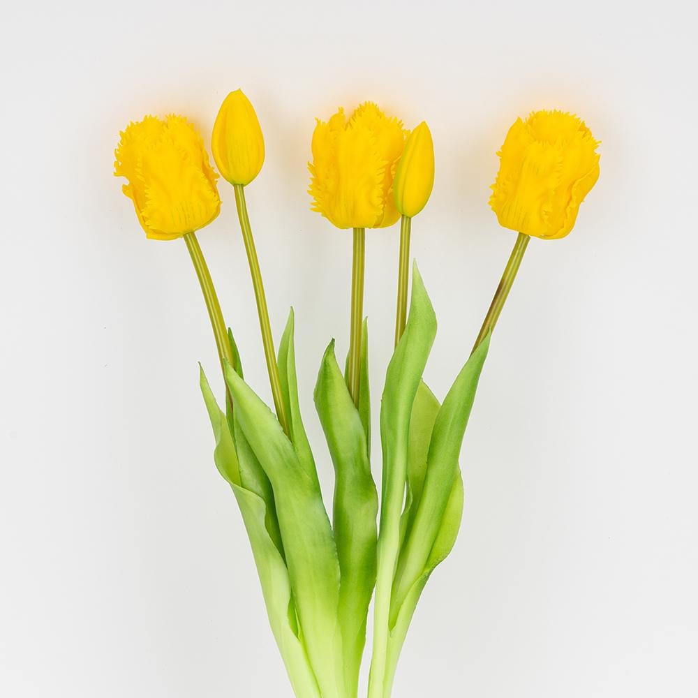 Букет латексных тюльпанов 5 бутонов 44 см Желтый (2026-004/yellow) Букет латексных тюльпанов 5 бутонов 44 см Желтый (2026-004/yellow)