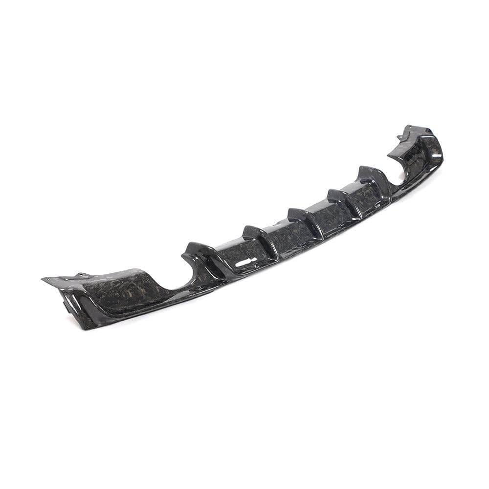 Диффузор заднего бампера DDCarbon V2 M-Sport для BMW 3 серия F-30/31/34 2012-2019 гг. натуральный карбон (136923)