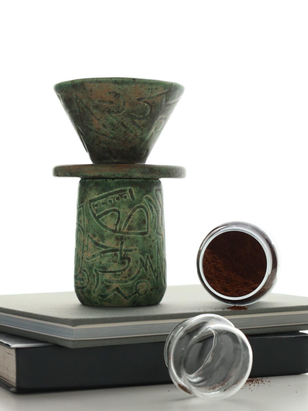 Набор кофейный Эльф пуровер/воронка V60/чашка ручной работы (POV-003) - фото 6 Набор кофейный Эльф пуровер/воронка V60/чашка ручной работы (POV-003) - фото 6