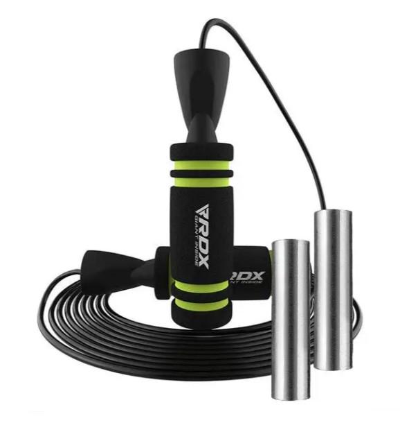 Скакалка скоростная RDX X2 с утяжетелями 3 м Green (SRPF-X2GN-10.3FT)